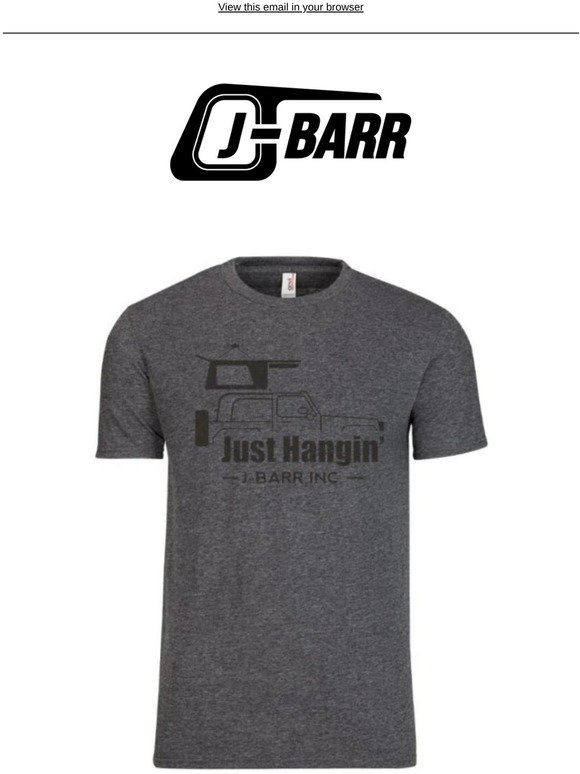 Memorial Day Special! Free J-BARR T-Shirt w/ all orders.