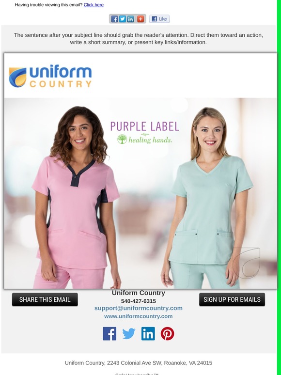 Now In Store - New summer colors from Purple Label by Healing Hands