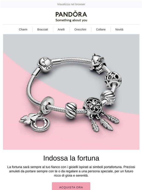 Pandora IT: Indossa la fortuna con i gioielli Pandora ???? | Milled