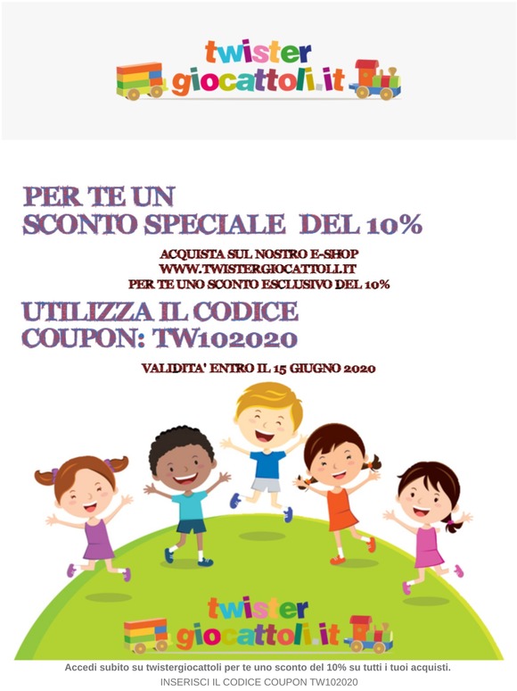 Subito per te un copoun sconto del 10%
