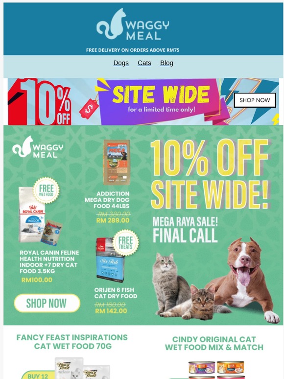 FINAL CALL! Last Day To Shop 70% Off Now!