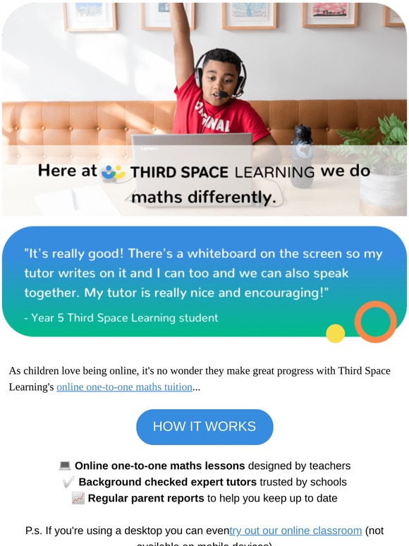 How we help children learn to love maths!
