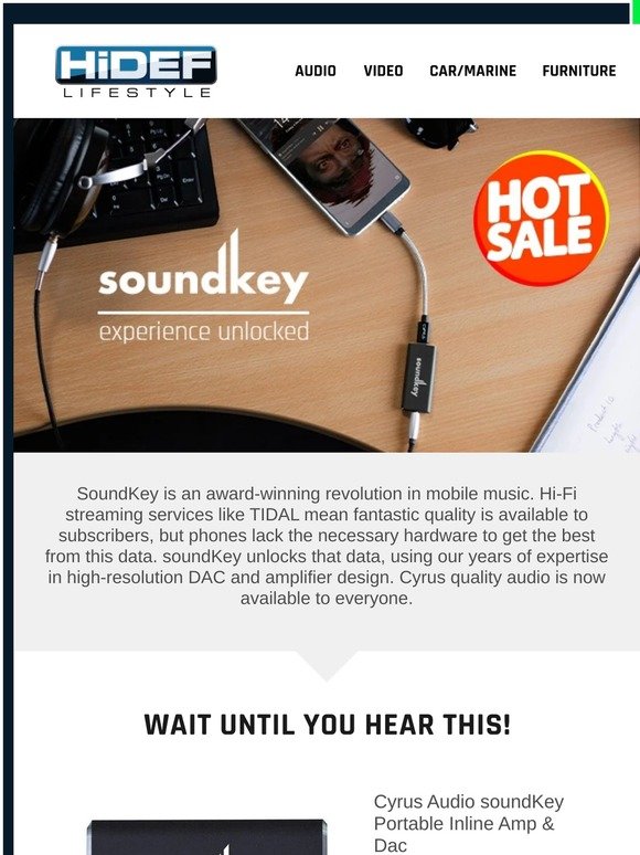 Hot Sale on award-winning soundkey 🔥