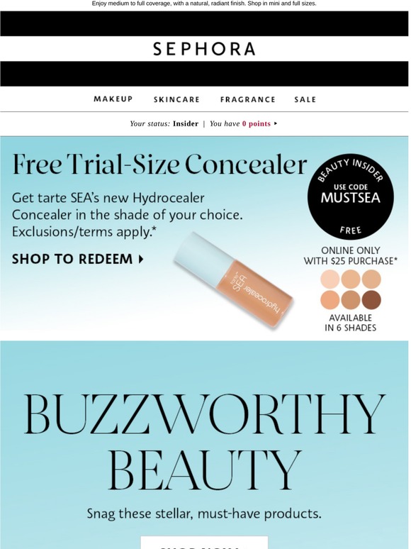 tarte hydrocealer concealer