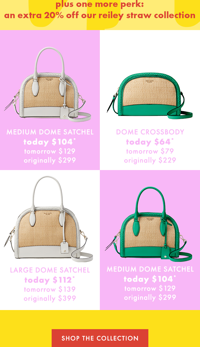 reiley straw medium dome satchel