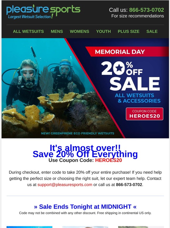 DON'T MISS OUT - MEMORIAL DAY SALE - 20% off EVERYTHING