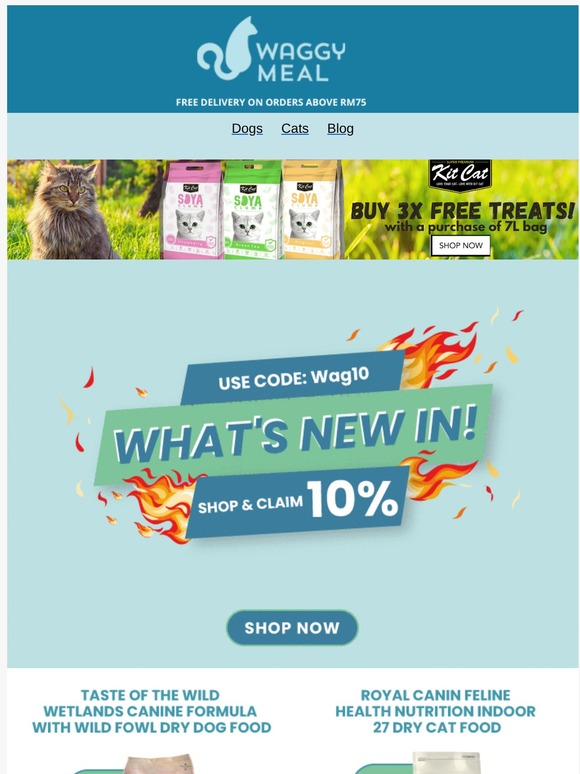 , Use Code-wag10 & Claim 10% Off Now!
