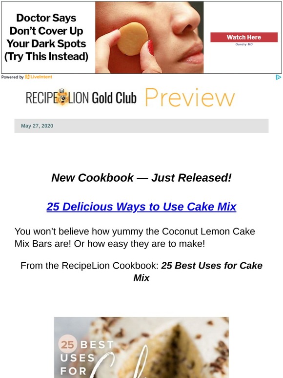 25 Unexpected Cake Mix Recipes