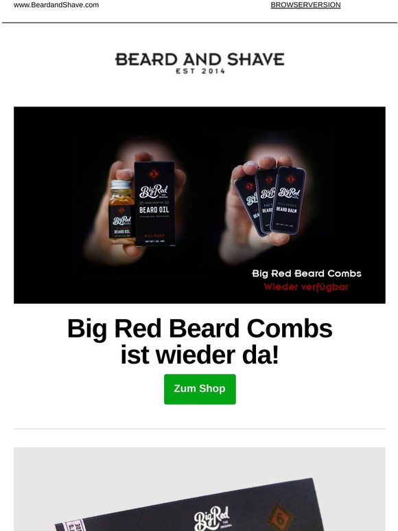 Big Red Beard Combs ist wieder da!