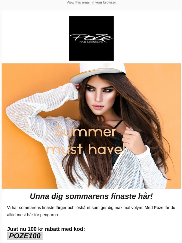 Unna dig sommarens finaste hår - 100:- rabatt!