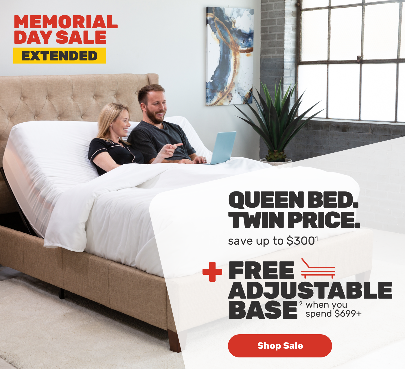 memorial bed sale