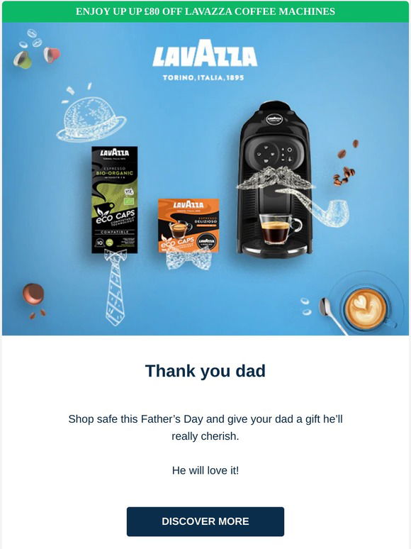Lavazza UK: Find the perfect Father's Day gift