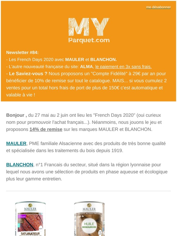 🇫🇷 Les French Days 2020: -14% sur les marques françaises ! 🇫🇷