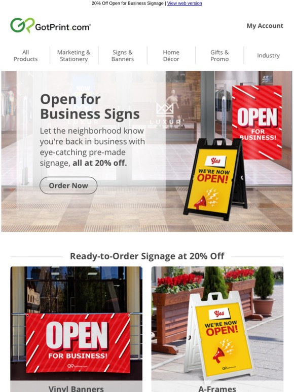 GotPrint Time to Reopen? We've Got You Covered Milled