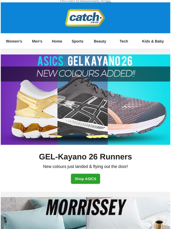 asics kayano catch