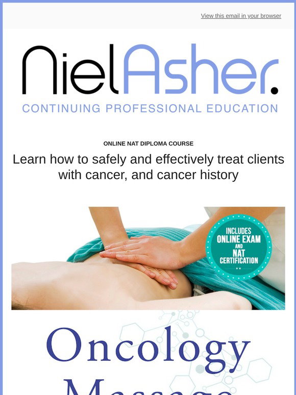 Niel Asher Education Oncology Massage Online Diploma Course Milled