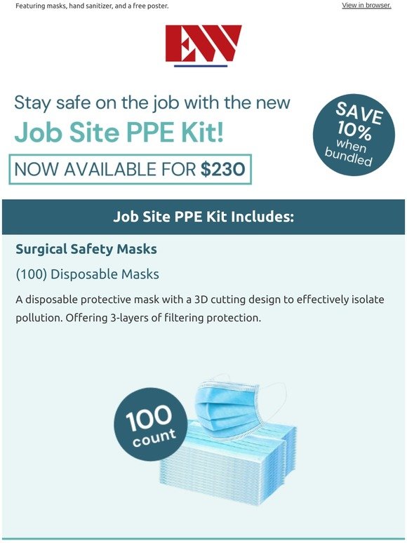 NEW Job Site PPE Kit!