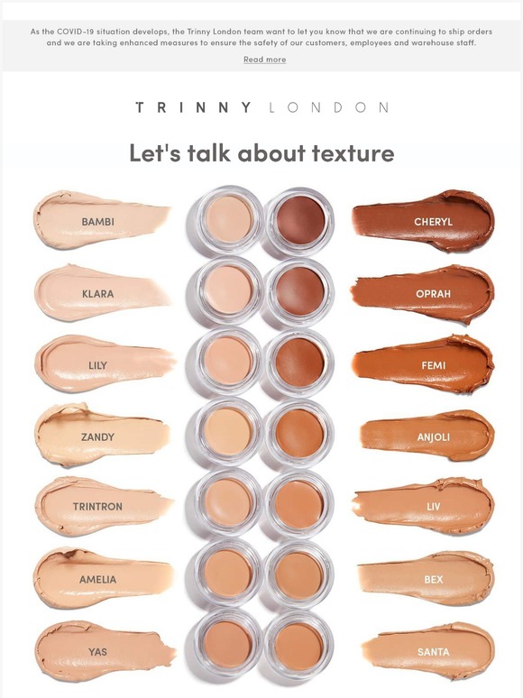 Trinny London Foundation or skin? Milled