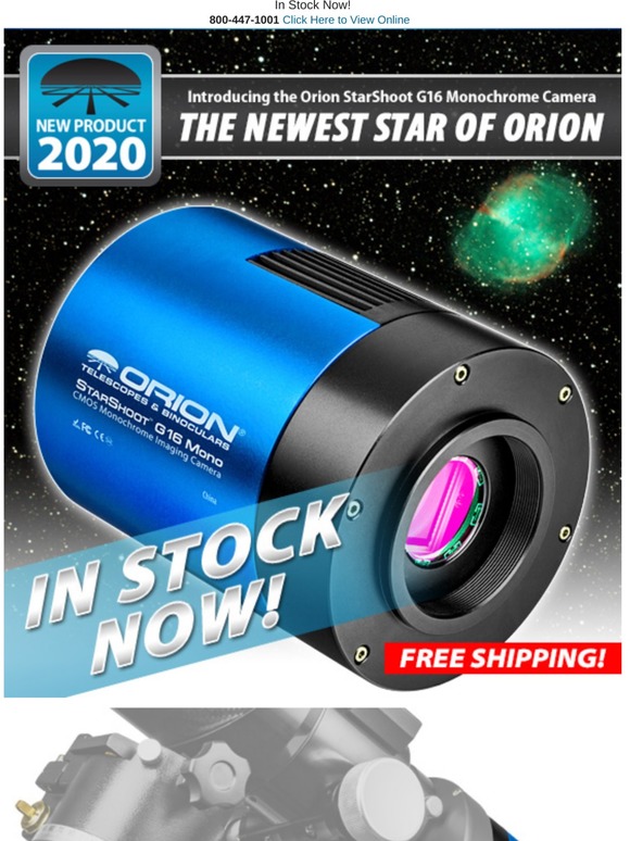 Orion Telescopes De: Introducing The Orion Starshoot G16 Mono Camera 