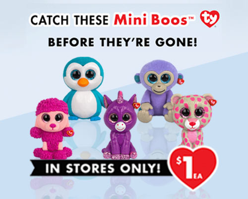 dollar tree ty mini boos