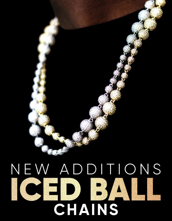 Iced Out Ball Chains 
