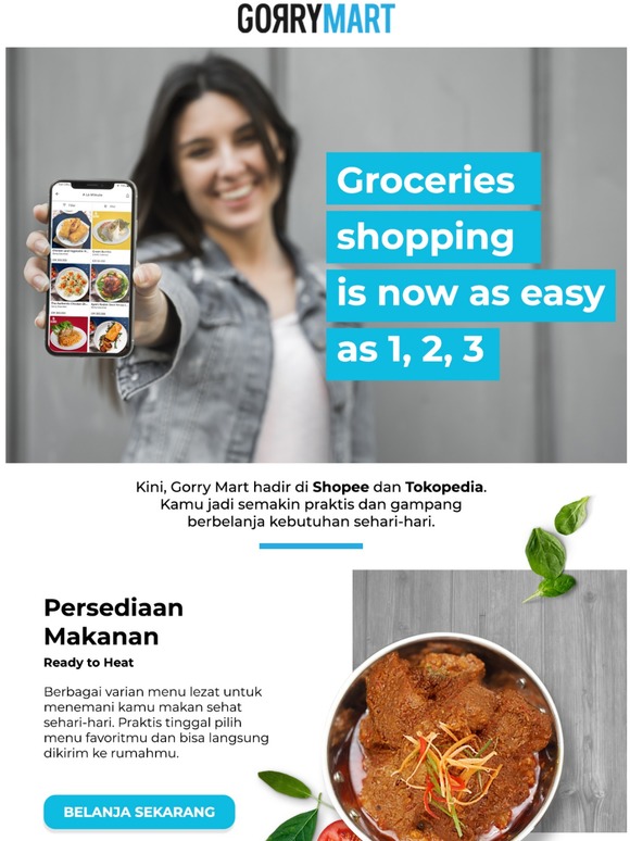 Makin Praktis Berbelanja di Gorry Mart | Kini Hadir di Shopee & Tokopedia