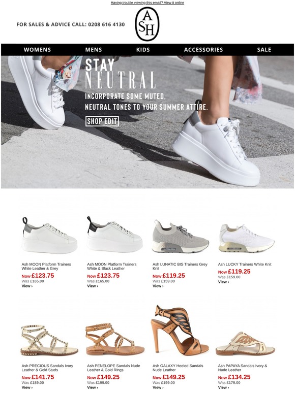 ash moon platform trainers