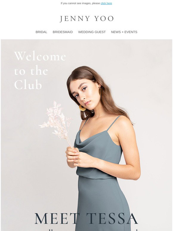 Jenny Yoo: Introducing Tessa: Elegant and Effortless  | Milled