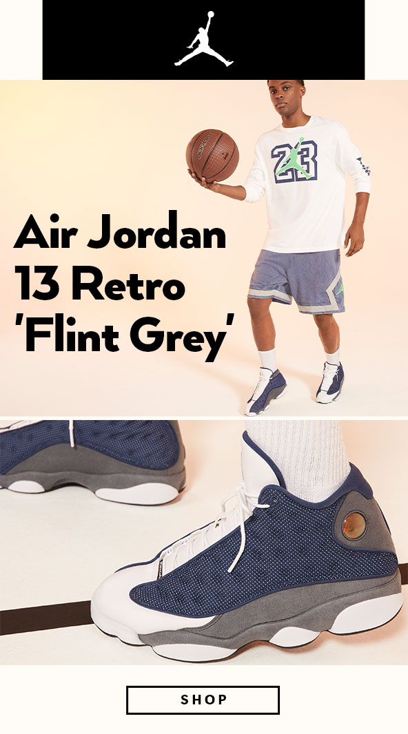 13 retro flint grey