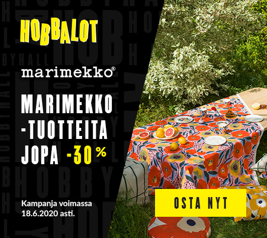 Hobby Hall FI: Marimekon tuotteita jopa -30% ja muita mahtavia Hobbalot-tarjouksia  | Milled