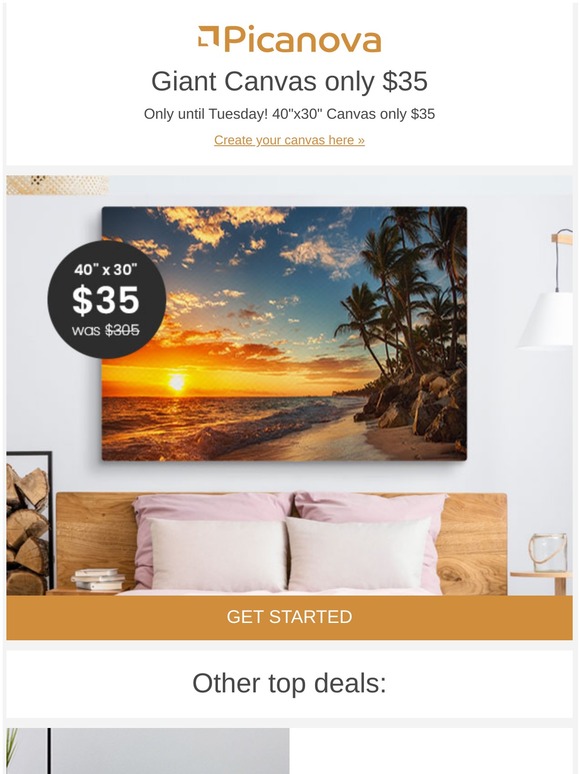 OMG! Giant Canvas only 35 Milled