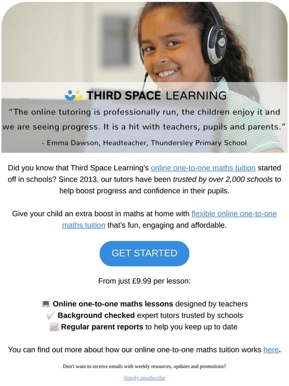 Flexible online maths tuition that suits your families needs
