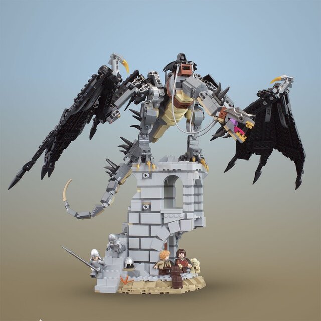 lego fell beast instructions