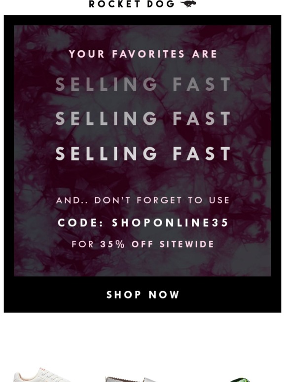 Rocket Dog Brands Get them before they're gone these styles are going fast!! Milled