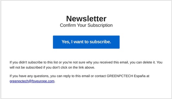 Confirm Your Subscription