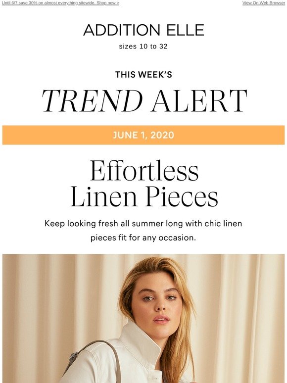 Trend Alert: Introducing the Linen Edit