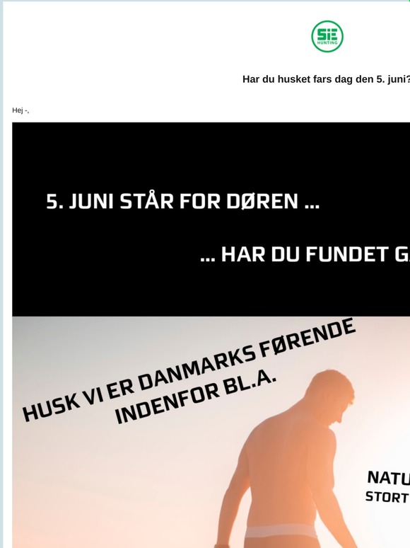 Har du husket fars dag den 5. juni?