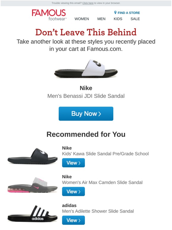 famous footwear adidas mens