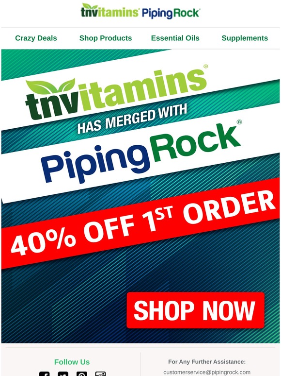 Shop Now! 40% off your 1st order