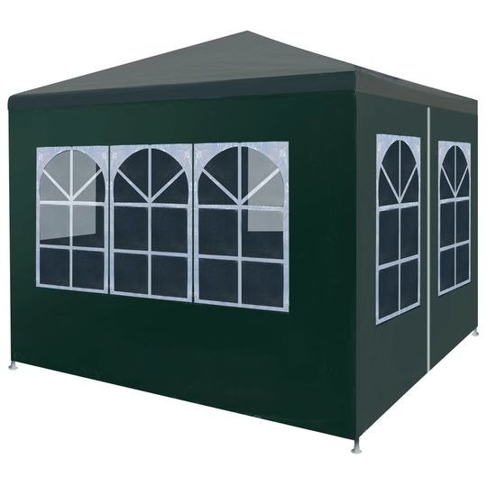 Namiot imprezowy, 3 x 3 m, zielony