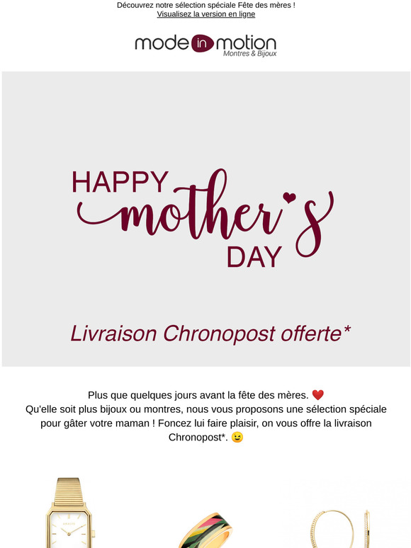 N'oubliez pas de gâter votre maman ! ❤️