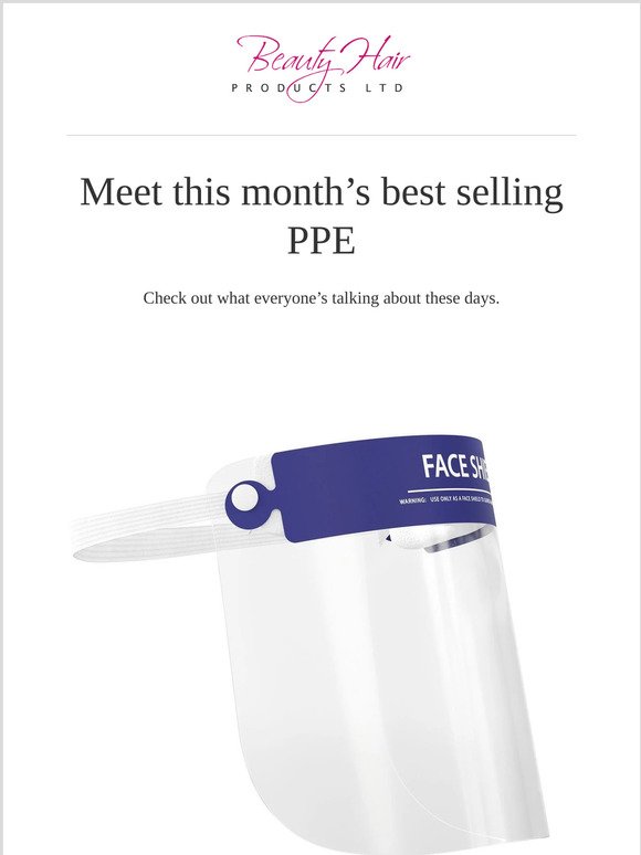 Get PPE ready for your Salon