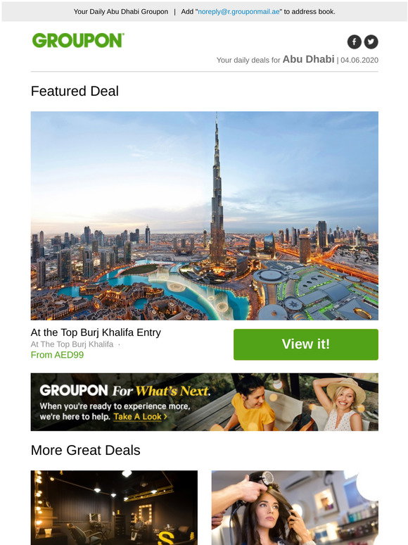 Groupon Ae At The Top Burj Khalifa Entry Wash And Blow Dry Wash And Straight Blow Dry 40 Page Personalised Photobook Milled