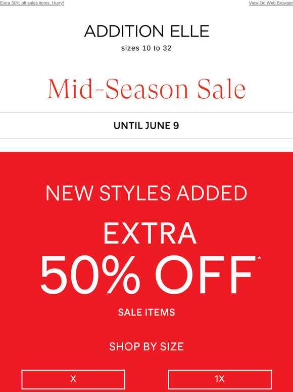 MID-SEASON SALE