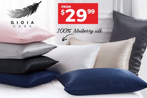 gioia silk pillowcase