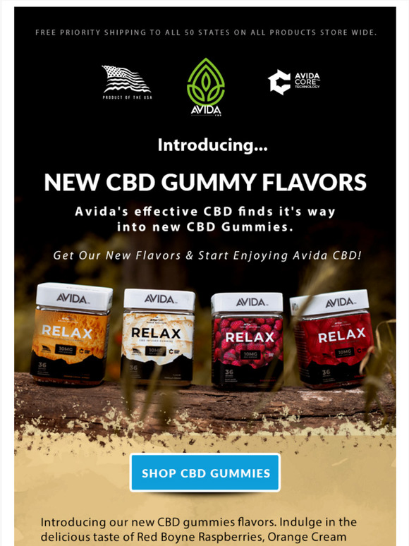 😱  Introducing New CBD Gummy Flavors