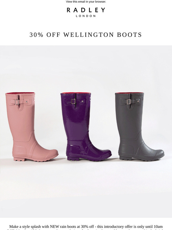 radley wellies