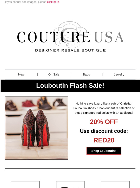 louboutin discount code