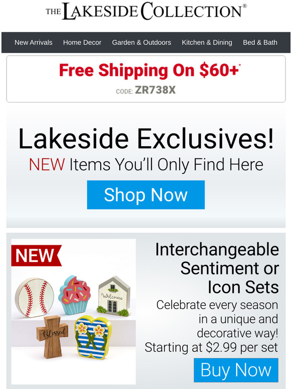 Lakeside Collection Lakeside Exclusives, Just For You! Milled