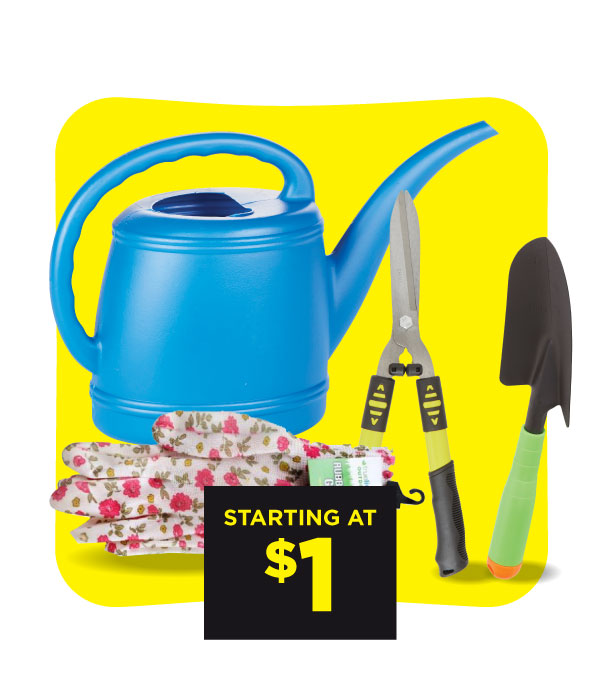 Dollar General: Lawn and garden supplies starting at $1. | Milled